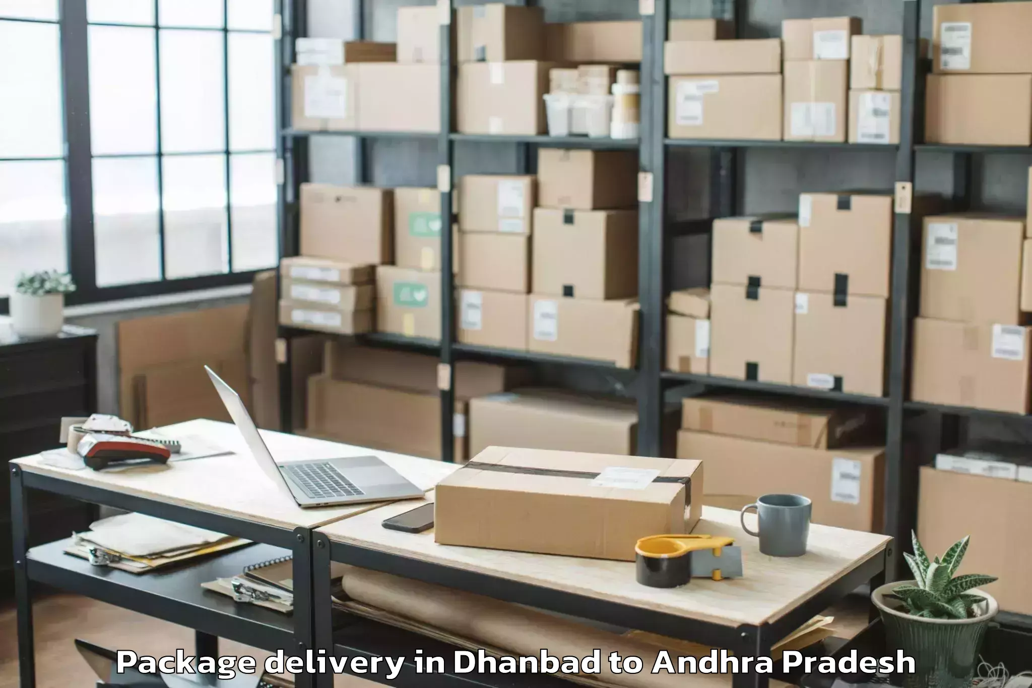 Book Dhanbad to Macherla Package Delivery